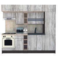 Bucatarie BIGMAR 250 A Wenge / Decor K084